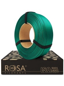 Filament Rosa 3D ReFill PLA Starter Emerald Green Satin 1,75mm 1Kg
