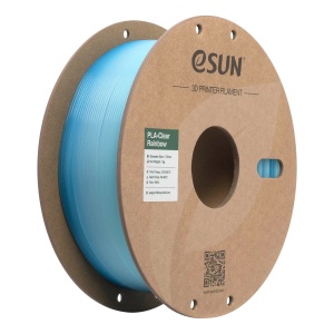 Filament eSUN PLA Clear Rainbow Translucent Blue White 1,75 mm 1 KG