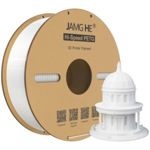 Filament JAMG HE Hi-Speed PETG White 1kg
