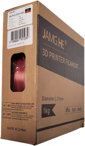 Filament Jamg He PLA Silk Dual-color Black Red (Negru Rosu) 1 KG 1.75 mm - Img 1