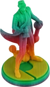 Filament POLYMAKER Panchroma™ Gradient PLA Translucent Rainbow 1KG ,1.75 mm - Img 2