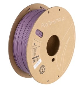 Filament Polymaker Polyterra PLA 1.75mm Matte Muted Purple (Violet) 1kg - Img 1