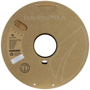PolyTerra PLA 1.75mm Wood Brown (Maro Deschis) 1kg - Img 2