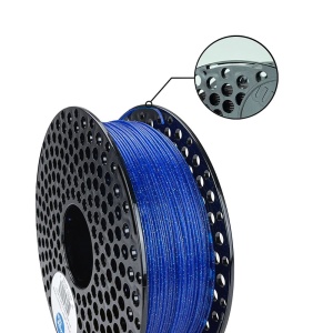 Filament AzureFilm Pla Glitter Albastru( sclipici albastru) 1.75 mm 1 KG - Img 2