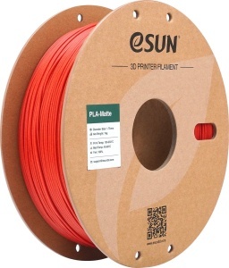 Filament eSUN e PLA Mat Fire Engine Red 1.75 mm 1 kg