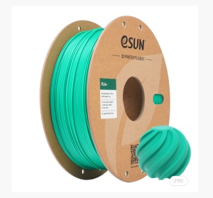 Filament eSUN PLA+ Jade Green 1,75 mm 1 KG