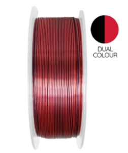 Filament Jamg He PLA Silk Dual-color Black Red (Negru Rosu) 1 KG 1.75 mm - Img 2