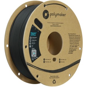 PolyLite LW-PLA 1.75mm Black (Negru) 800g