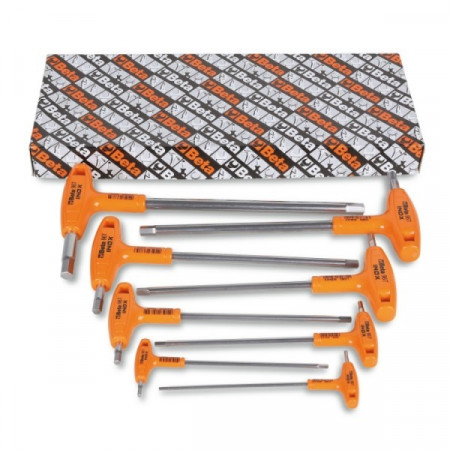 Set imbusuri tip T cu maner, 8 piese INOX 96TINOX/S8