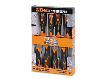 Set surubelnite combinate inox, 8 piese INOX 1293INOX/D8