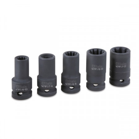 Set tubulare de impact pentru piulitele etrierelor de frana 1/2'', 1471PT/C5