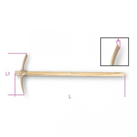 Tarnacop, coada de lemn 1703BA/P