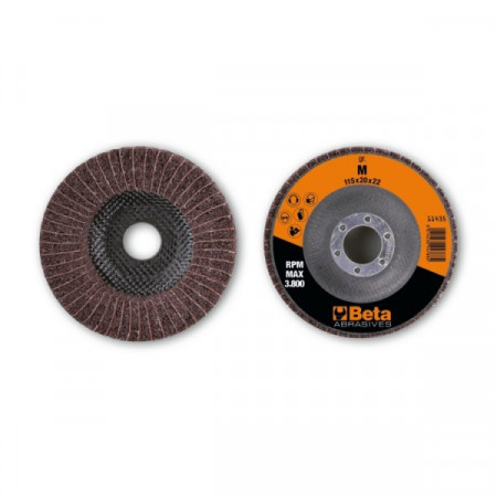 Disc lamelar fibra sintetica din corindon, Ø115 11435