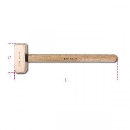 Baros, coada de lemn Antiex 1380BA