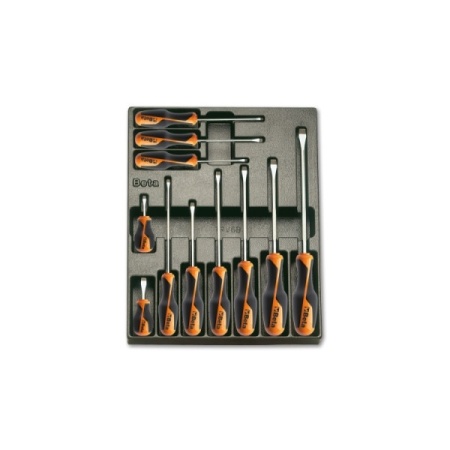 Set surubelnite drepte in suport termoformat Beta T167