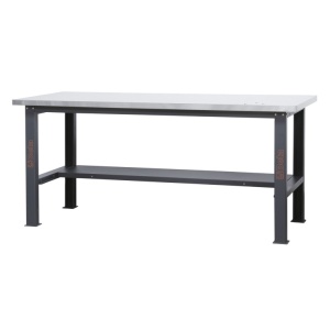 Banc de lucru cu blat inox, lungime 2100mm, C58BC-X2,1