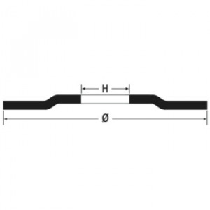 Disc conic lamelar abraziv pentru slefuit, zirconiu, spate fibra de sticla, Ø125mm, PREMIUM LINE 11210B