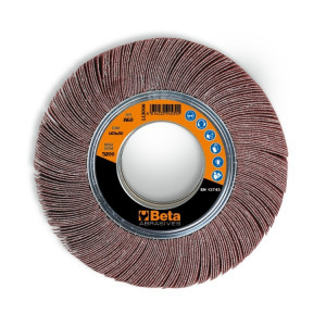 Disc lamelar cu panza din corindon pentru slefuire, Ø200x50 mm 11300D