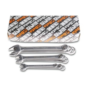 Set chei combinate inox, 9 piese, 8-19mm INOX 42INOX/S11