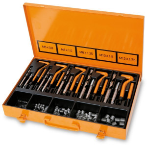 Set reparatie filete, in cutie de lemn, 437U/09