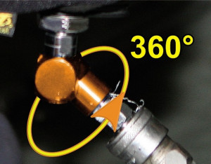 Cupla aer comprimat, 1/4”,orientabila 360grade 1917RG 1/4