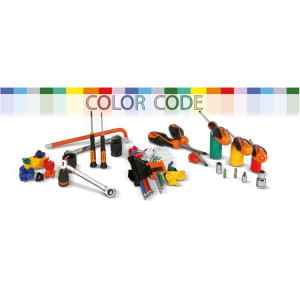Set chei combinate cu clichet, colorate, 8-19mm, 9 piese 142MC/SC9I