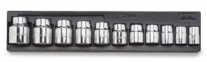 Set chei tubulare 3/4'', 22-50mm in suport termoformat T105
