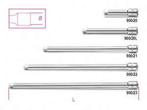Prelungitor, actionare 1/4" 900/