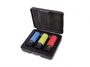 Set tubulare de impact cu protectie 1/2'', 3 piese 720LC/C3