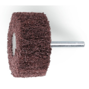 Perie abraziva, fibra sintetica din corindon Ø40mm, cu tija Ø6mm 11271A