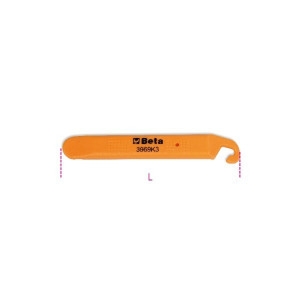 Set 3 leviere roata bicicleta, plastic 3969K3