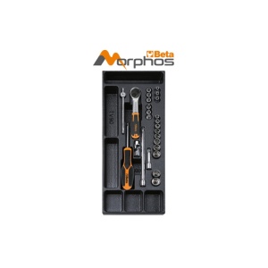 Set tubulare si accesorii 1/4, 4-14mm in suport termoformatat T91