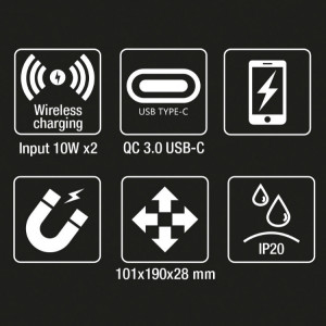 Baza de incarcare wireless, compatibila cu 1838POCKET si 1838SW, 1839BRW