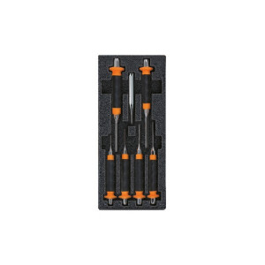 Set dornuri cu maner, in suport termoformat, T239