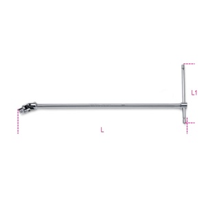 Maner T pivotant 1/2" Brta 920/40