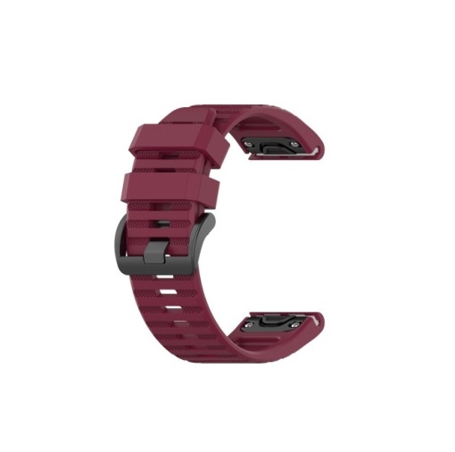 Curea ceas din silicon universala , latime 26mm, visiniu, eR D L
