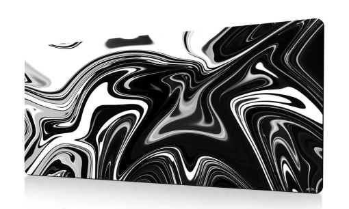 Mousepad profesional pentru jucatori, negru/alb, 90x40cm, eR D L