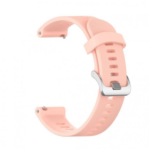 Curea silicon compatibila Garmin Forerunner 245 roz . eR D L