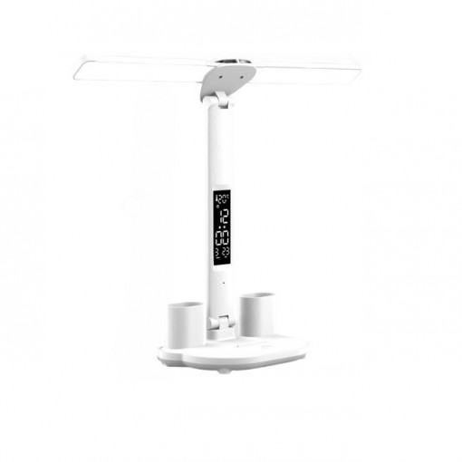 Lampa birou cu LED, touch control, reglare intensitate lumina rece/calda/neutra, alb, eR D L