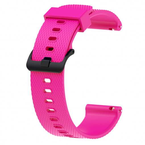 Curea ceas silicon compatibil Garmin Vivoactive 3 , roz . eR D L