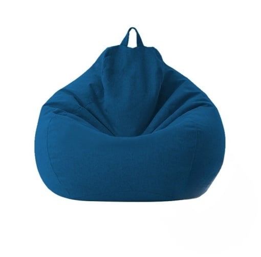 Husa pentru fotoliu tip sac, 80x90cm, nu contine umplutura, albastru, eR D L