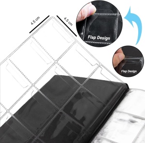 Album pentru monede 150 buzunare transparente, din piele ecologica, 16×24cm, eR D L - Img 3