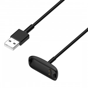 Cablu de incarcare compatibil Fitbit Inspire 2, negru, eR D L - Img 3