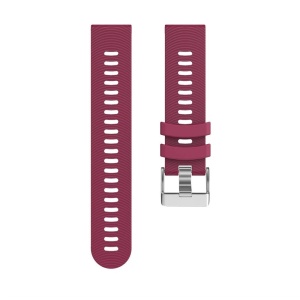 Curea ceas silicon universala , latime 22mm, quick release, visiniu, eR D L - Img 1