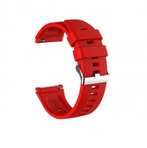 Curea silicon compatibil Huawei GT 2E , 46mm rosu , latime curea 22mm . eR D L - Img 3