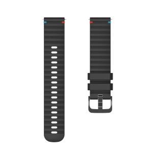 Curea silicon compatibil Huawei GT 4 , 46mm, latime curea 22mm, negru, eR D L - Img 3
