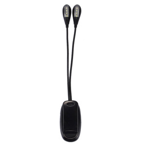 Lampa de citit cu brate duble LED , 3 x AAA . eR D L - Img 1