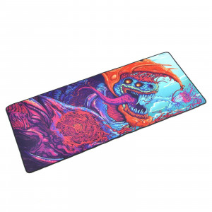 Mouse pad profesional pentru jucatori cu dragon, monstru, colorat 80x30cm . eR D L - Img 1