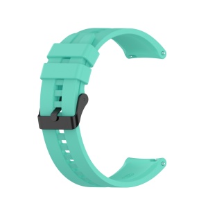 Curea ceas silicon universala , latime 22mm, quick release, Aurora Blue, eR D L - Img 1