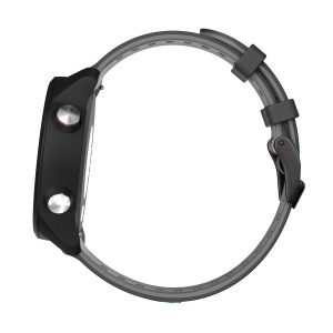 Curea ceas silicon universala , latime 22mm, quick release, negru-gri, eR D L - Img 4